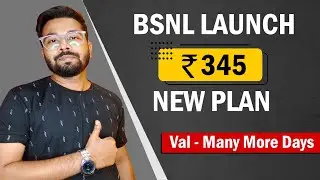 Bsnl Launch New Cheapest Plan ₹345 - Validity Many Days