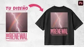 Como Agregar DISEÑOS a CAMISETAS en Photoshop | Mockup Gratis