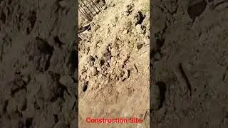 PEB Building Construction. Construction in progress.