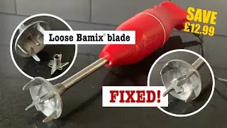 Tighten a loose Bamix blender blade - easy fix!