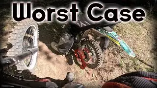 How to handle a 'worst case' scenario on a trail ride.   #surron #emoto