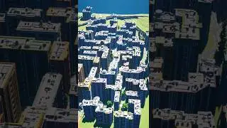 Big Minecraft City 🏢 #shorts #city #minecraft #minecraftbuilding #minecraftshorts #mrbeast #building