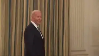 Biden Walks out like an Anime Villain