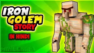 A story of iron golem | best story | In Hindi #minecraft