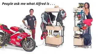 Home device: Alfred, smart furniture on wheels - Disegno47