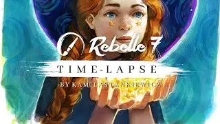 Rebelle 7 Time-lapse: Stardust by Kamila Stankiewicz