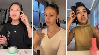 GRWM  ( Get Ready With Me ) Makeup Tutorial Tiktok Compilation ❤️(Skincare, Makeup, Outfits) 302🥰