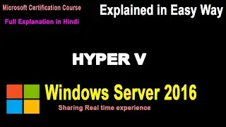 Hyper-V Full Course in one video || what is Hyper V | SCVMM | hyper v manager full concept by icnt