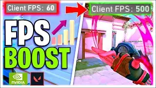 BOOST/INCREASE FPS On ANY PC & FIX FPS DROPS | VALORANT OPTIMIZATION GUIDE