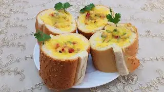 Фаршированный багет / Stuffed baguette