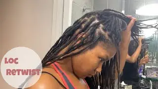 Retwist with me  #Locs #Locupdate