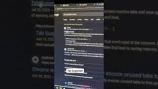 chrome tab suspender 