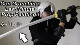 Making an Ideal Sword the Night BEFORE A Con- Speed Painting