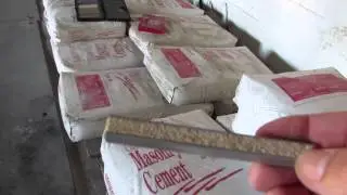 Ivory colored cement 12B