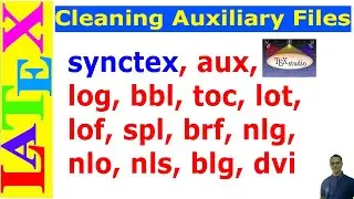 How to clean all Temporary (Auxiliary) files with TeXstudio (LaTeX Tips/Solution- 39)