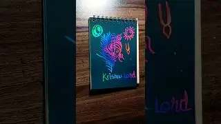 How to Draw krishna symbol 