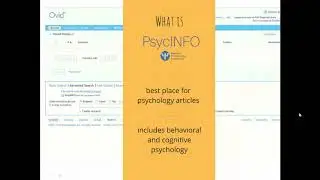 A Brief Intro to PsycInfo