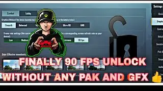 BGMI 90FPS UNLOCKED 🔓 Battleground mobile india | new tricks version 1.4.1 😉