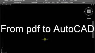 From pdf to AutoCAD