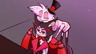 Angel Gives Husk Cuddles || Hazbin Hotel Comic dubs 