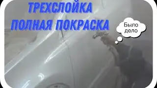 Белый жемчуг полняк покраска