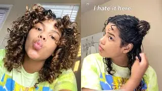 *Realistic* Short Curly Hair Routine