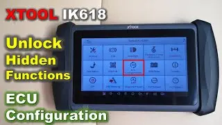 Configuring ECUs on Lexus with XTOOL IK618 / Lexus HIDDEN settings / Turn off daytime running lights