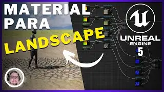 Como Fazer Material Em Camadas Para Landscape | Unreal Engine 5 Tutorial Portugues