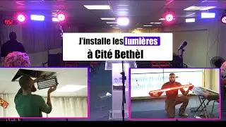 Installation des lumières église cité Bethèl Paris