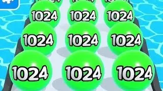 2048 Ball Run 2048- All Levels Gameplay walkthrough Android, iOS (1 To 10 Levels)