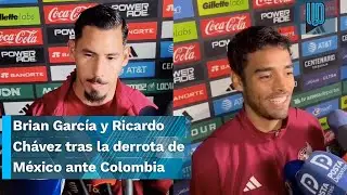 Las REACCIONES de Brian García y Ricardo Chávez tras la derrota de México ante Colombia