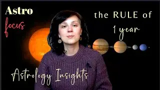 #astrology RULE of ONE YEAR