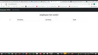 #16 displaying static data in angular component | angular 12 + spring boot crud full stack app