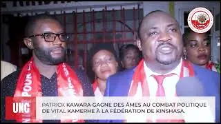 Patrick Kawara gagne des âmes pour UNC dans la commune de Kinshasa