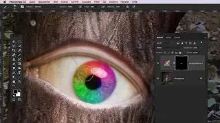 Regenbogen Iris mit Photoshop CC