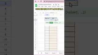 Dynamic List in Gsheets #gsheet #gsheets #fyp #foryou #foryoupage #shorts #short #shortsvideo