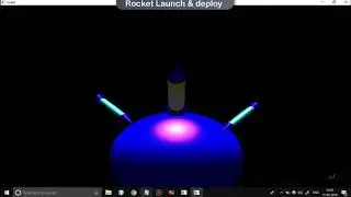 Rocket Launch And Deploy Cg Project using OpenGL