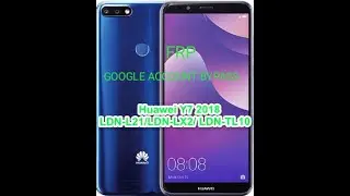 HUAWEI Y7 PRO ( LDN-LX2 ) V8.0 / RESET PIN CODE/FRP GOOGLE ACCOUNT BYPASS