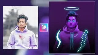Neon Glowing Art Using PicsArt  AF EDITNeon Glowing Art Using Picsart | AF EDIT