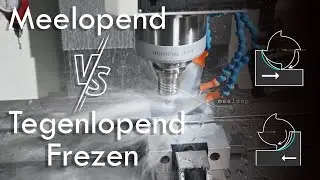 Meelopend vs. tegenlopend frezen. Hoe kies je de juiste freesrichting?