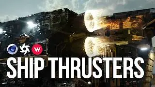 Ship Thruster VDB Volumes - Octane Render & Cinema 4D