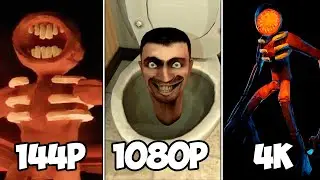 ROBLOX Doors But Slightly vs Doors But Bad V12 TV Man SKIBID vs Doors Floor 3