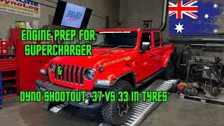 JT GLADIATOR ON THE DYNO//SUPERCHARGER UPDATE