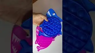 Shark bubble pop fidget