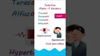 Alpha blockers - Selective and Non-selective