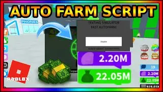 NEW OP TEXTING SIMULATOR AUTO FARM SCRIPT ROBLOX (FARM MONEY AND GEMS!!)