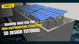 Solar Table Placement on RCC Roof + Shadow Analysis  21kW Rooftop Solar Design Part 4