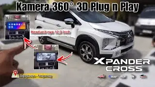 Mitsubishi Xpander Cross 2020 | Headunit 12inch & Kamera 360° Plug n Play | 📍Rajegmulya - Tngr