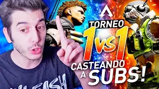 Casteando el *PRIMER TORNEO* 1vs1 de APEX LEGENDS de SUBS! 🔥