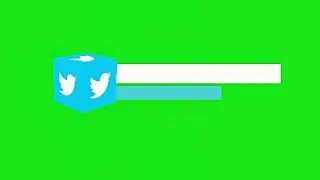 Twitter green screen effects animation